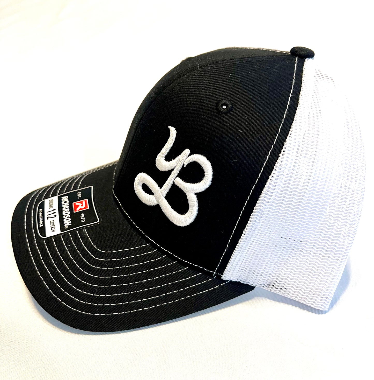 Yeah Buddy Trucker Hat "YB" - Black/White