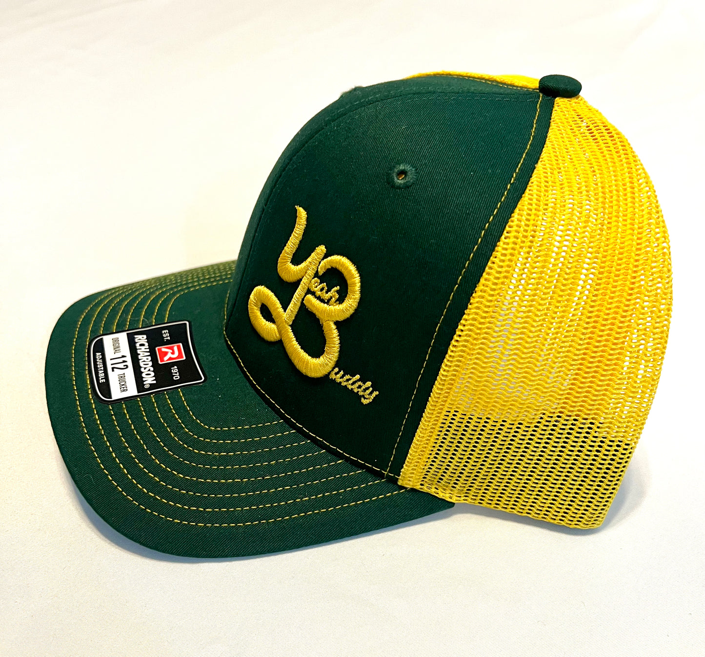 Yeah Buddy Trucker Hat- Green/Yellow