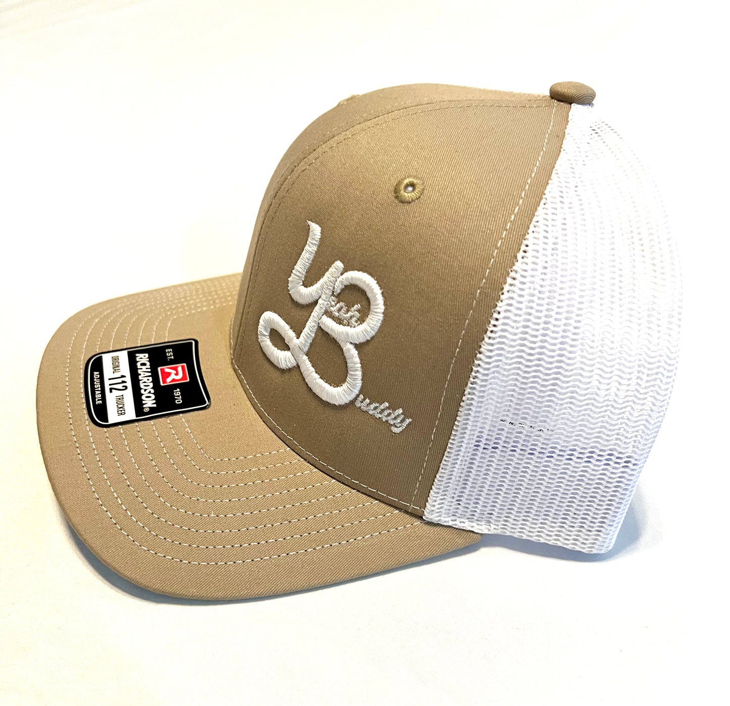 Yeah Buddy Trucker Hat - Khaki/White