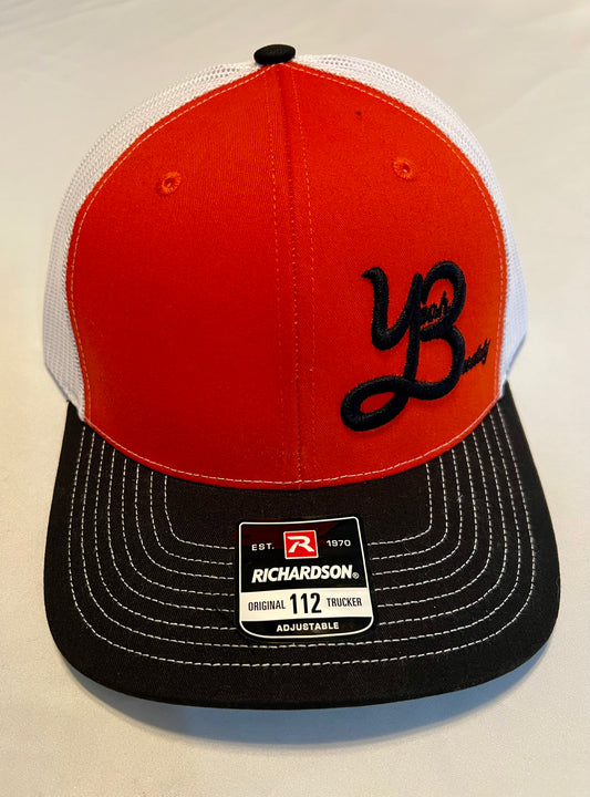 Yeah Buddy Trucker Hat- Orange/Black