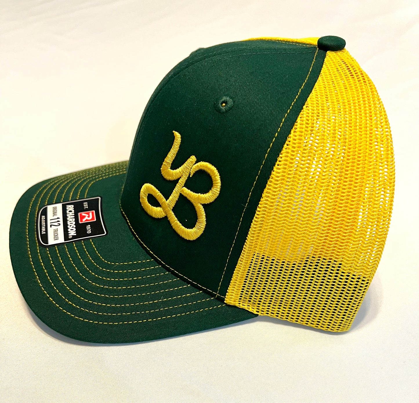 Yeah Buddy Trucker Hat “YB”- Green/Yellow