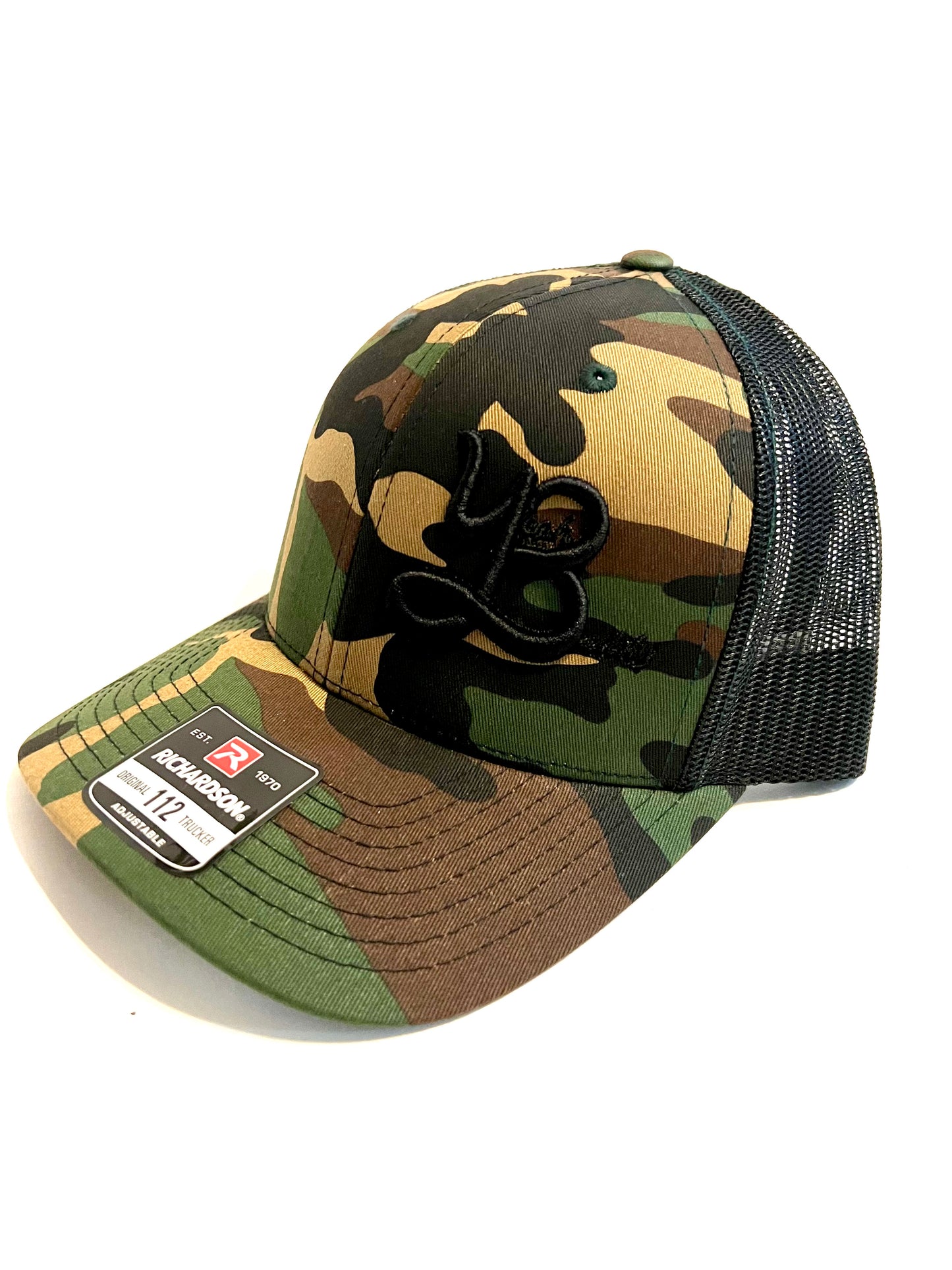 Yeah Buddy Trucker Cap - Green Camo/Black