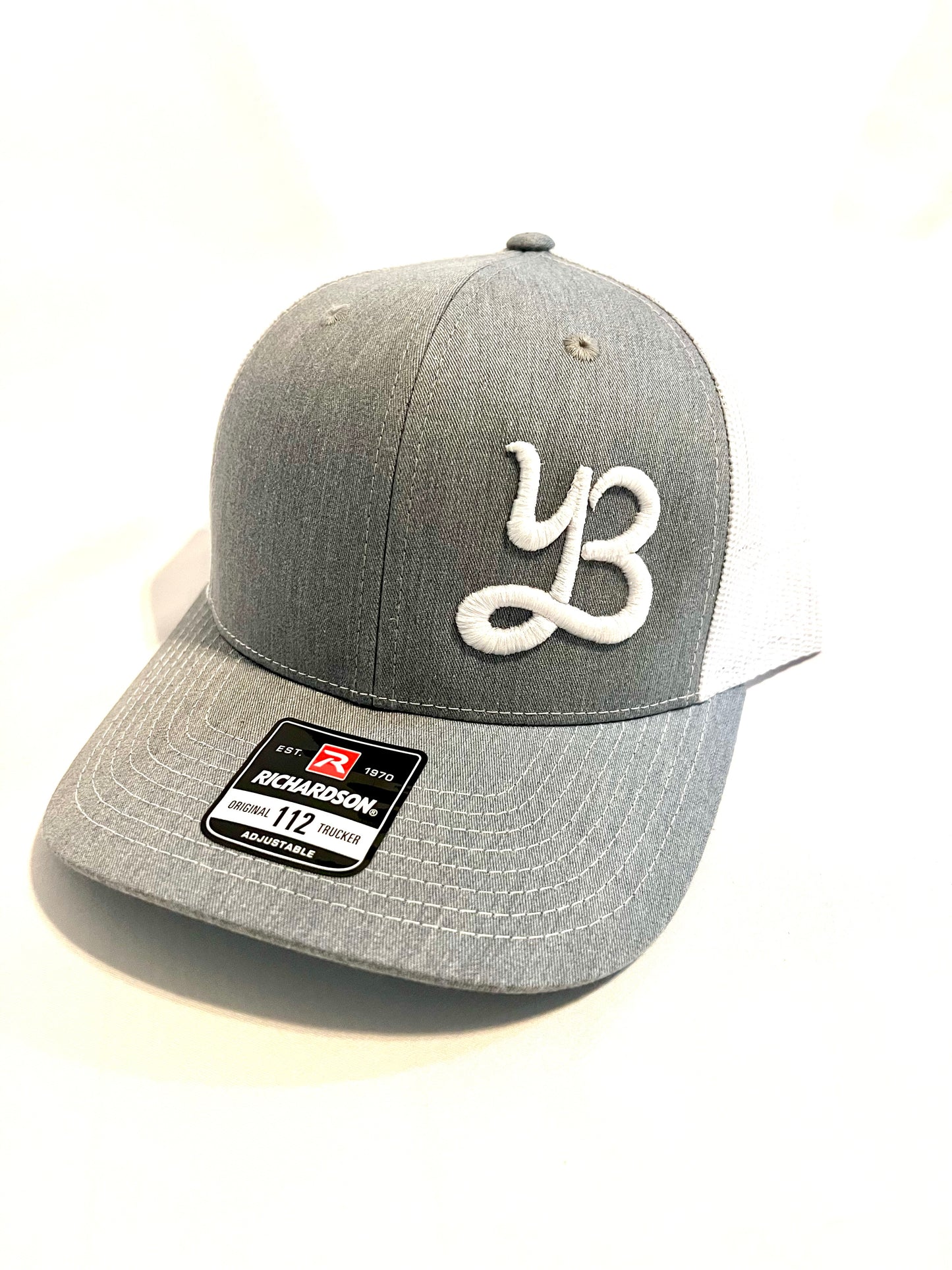 Yeah Buddy Trucker Hat - Heather Grey/White