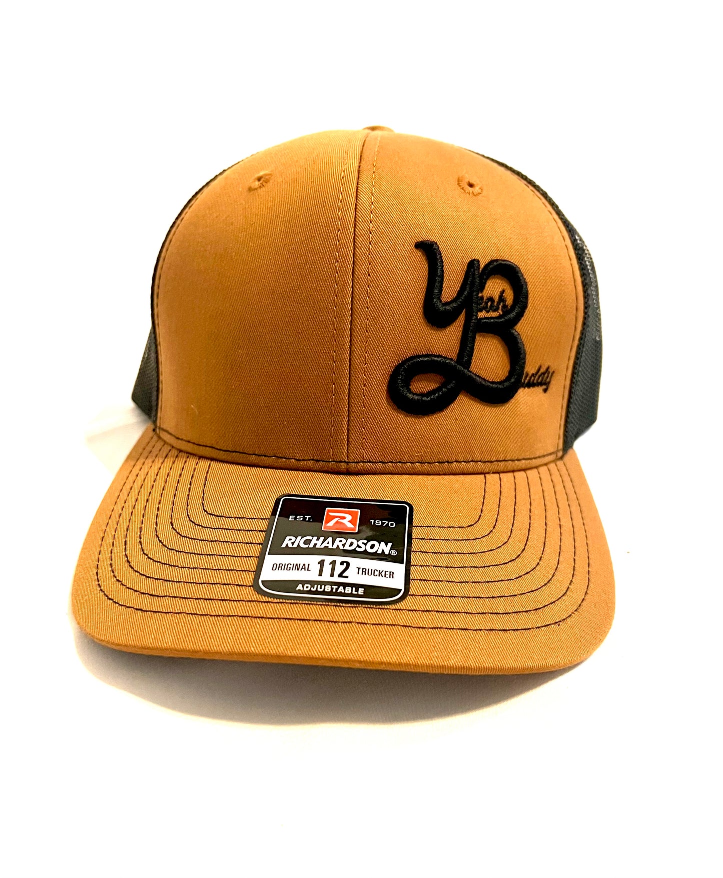 Yeah Buddy Trucker Hat - Carmel/Black