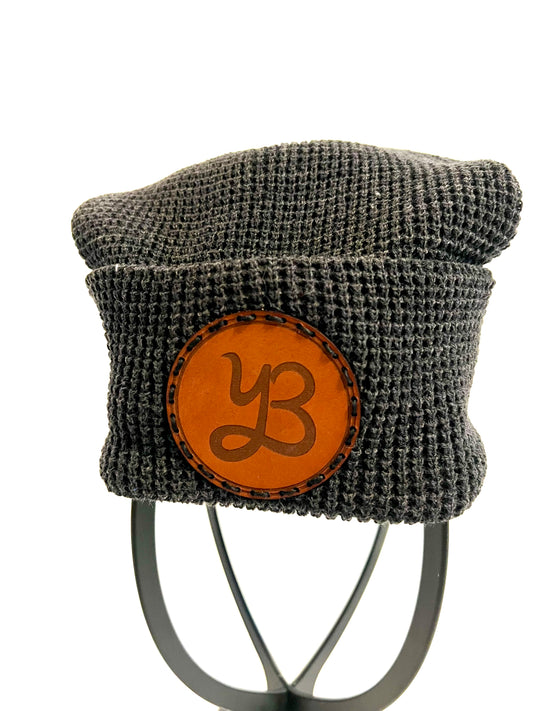 Yeah Buddy Waffle Cuffed Beanie - Charcoal